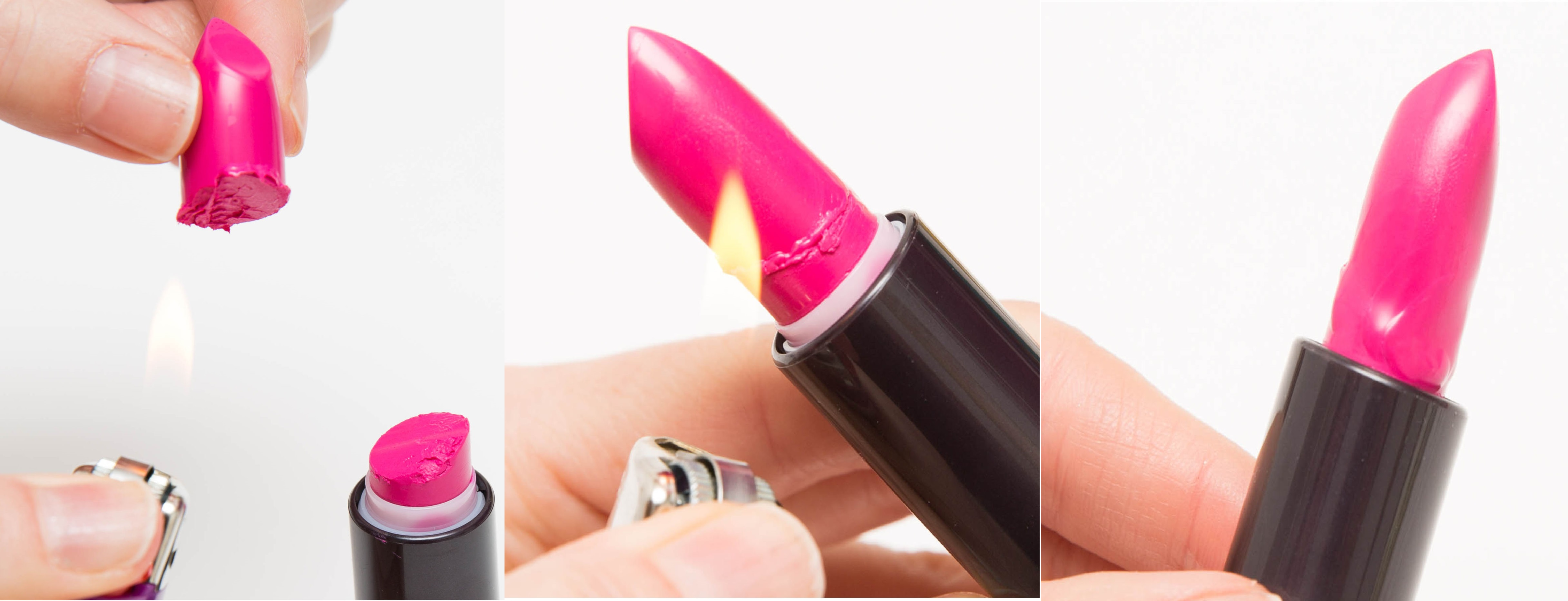 How to fix a broken lipstick