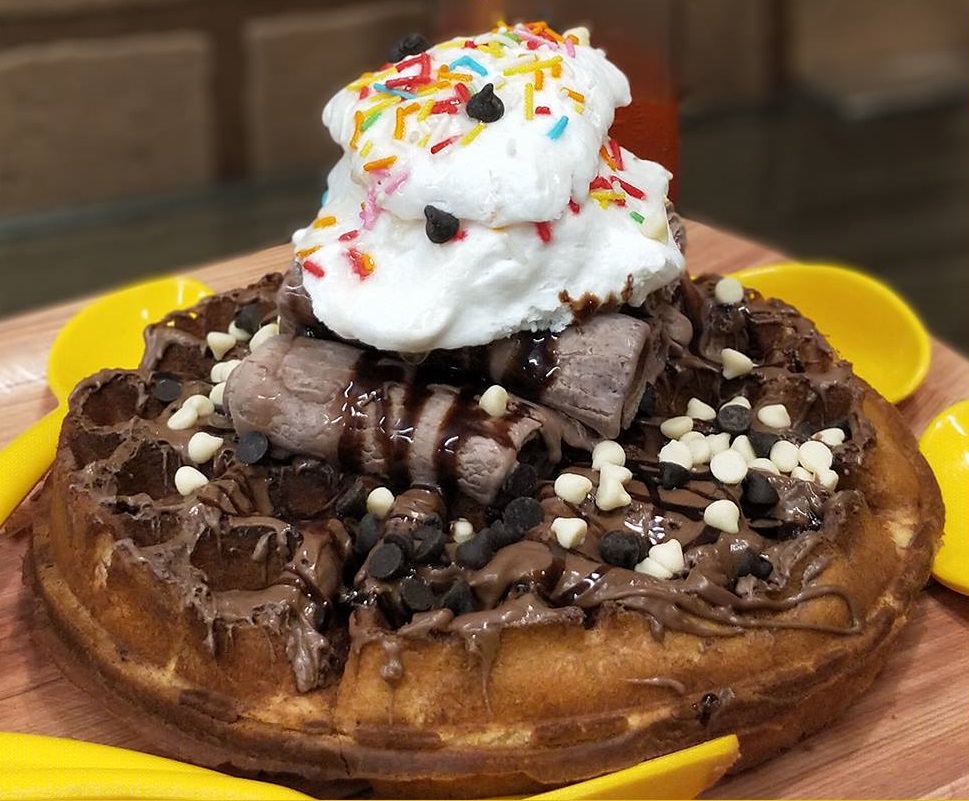 Get Ice cream Waffles and More At This Dessert Parlor